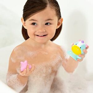 Skip Hop Baby Bath Toy, Zoo Mix & Match Flippers, Unicorn/Fox (Discontinued by Manufacturer)