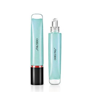 shiseido shimmer gelgloss, hakka mint 10 – high-shine lip gloss for mirror-like crystalline finish – 12-hour hydration – weightless & non-sticky