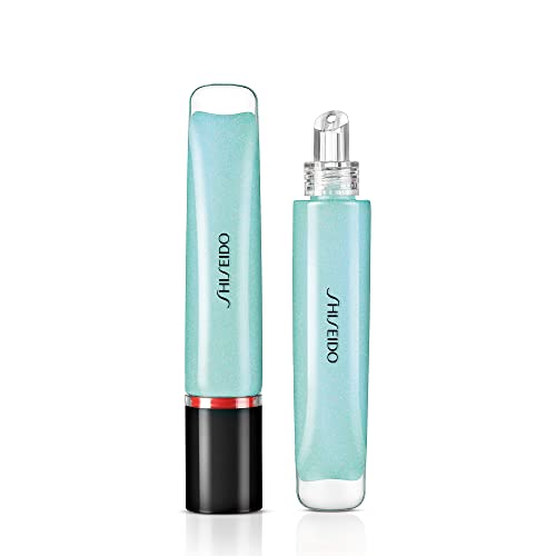 Shiseido Shimmer GelGloss, Hakka Mint 10 - High-Shine Lip Gloss for Mirror-Like Crystalline Finish - 12-Hour Hydration - Weightless & Non-Sticky