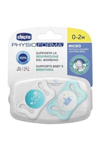 chicco physio soother boy micro 0-2mesi 2units