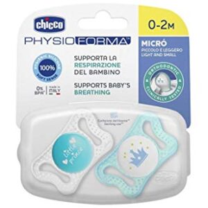 Chicco Physio Soother Boy Micro 0-2Mesi 2units