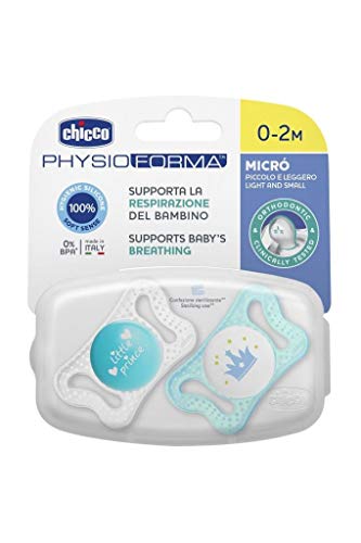 Chicco Physio Soother Boy Micro 0-2Mesi 2units