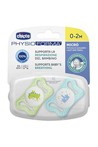 Chicco Physio Soother Boy Micro 0-2Mesi 2units