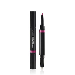 shiseido lipliner inkduo (prime + line), violet 10 – primes & shades lips for long-lasting, 8-hour wear – minimizes the look of fine lines & unevenness – non-drying formula