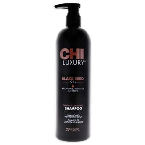 chi luxury black seed oil gentle cleansing shampoo, 25 fl oz