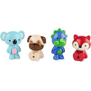 Skip Hop Zoo Crew Figurine Set, 4 Pack, Toy for Kids 2 Years and Up