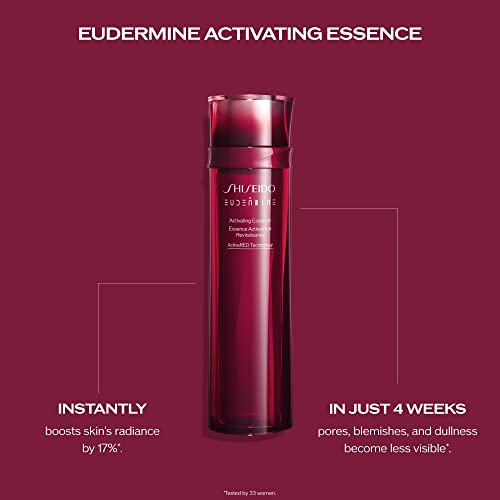 Shiseido Eudermine Activating Essence Refill - 145 mL - Provides Deep Hydration & Targets Dark Spots  - 24-Hour Hydration - Non-Comedogenic - All Skin Types