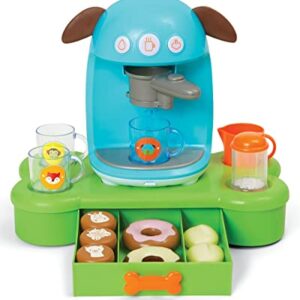 Skip Hop Kids Kitchen Play Set, Zoo Bark-ista Café with Lights & Sounds, 20pc Set