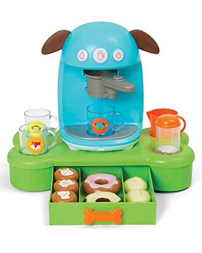 Skip Hop Kids Kitchen Play Set, Zoo Bark-ista Café with Lights & Sounds, 20pc Set