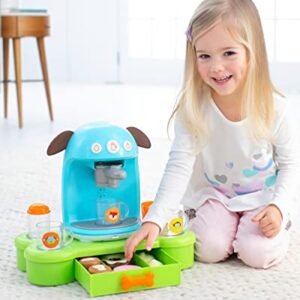 Skip Hop Kids Kitchen Play Set, Zoo Bark-ista Café with Lights & Sounds, 20pc Set