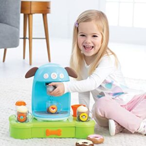 Skip Hop Kids Kitchen Play Set, Zoo Bark-ista Café with Lights & Sounds, 20pc Set