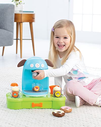 Skip Hop Kids Kitchen Play Set, Zoo Bark-ista Café with Lights & Sounds, 20pc Set