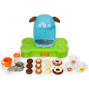 Skip Hop Kids Kitchen Play Set, Zoo Bark-ista Café with Lights & Sounds, 20pc Set