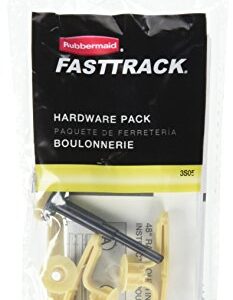 Rubbermaid FastTrack Hardware Pack, Installation Hardware Pack for Closet Organization System and Storage