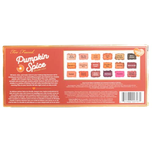 Too Faced Pumpkin Spice Second Slice Sweet & Spicy Eyeshadow Palette, Powder