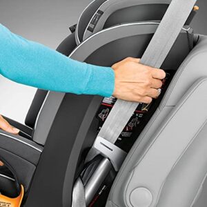 Chicco MyFit Harness + Booster Car Seat, 5-Point Harness Car Seat and High Back Booster Seat, For children 25-100 lbs. | Fathom/Grey/Blue