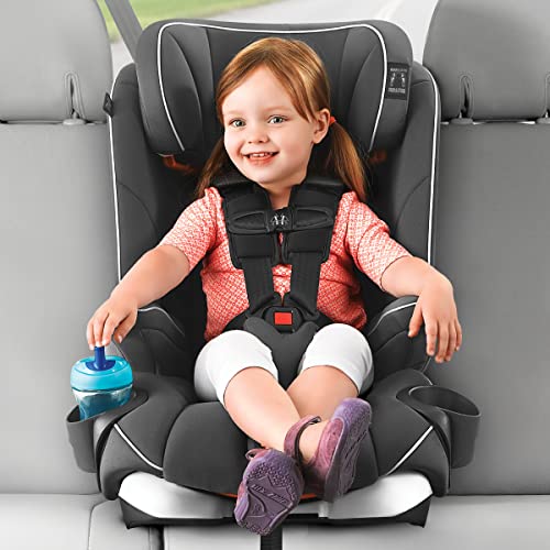 Chicco MyFit Harness + Booster Car Seat, 5-Point Harness Car Seat and High Back Booster Seat, For children 25-100 lbs. | Fathom/Grey/Blue