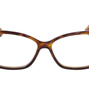 Gucci Gucci-Logo Women's GG0634O 002 Havana Full Rim Rectangular Eyeglasses 55mm