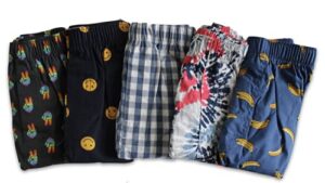 old navy men’s 5 pair printed boxer shorts (large 36-38″ waist) mens 5-pack boxers underwear