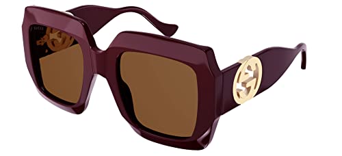 Gucci GG1022S Burgundy/Brown 54/23/140 women Sunglasses