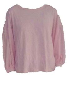 old navy tee shirt puff sleeves pink