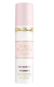 too faced born this way glow radiance boosting moisturizing primer