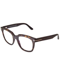 eyeglasses tom ford ft 5537 -b 052 dark havana, 52-20-140