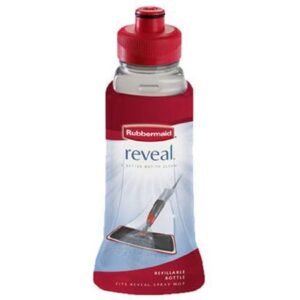 rubbermaid reveal spray mop replacement bottle, leak free, refillable bottle for mopping cleaning on multi-purpose surface