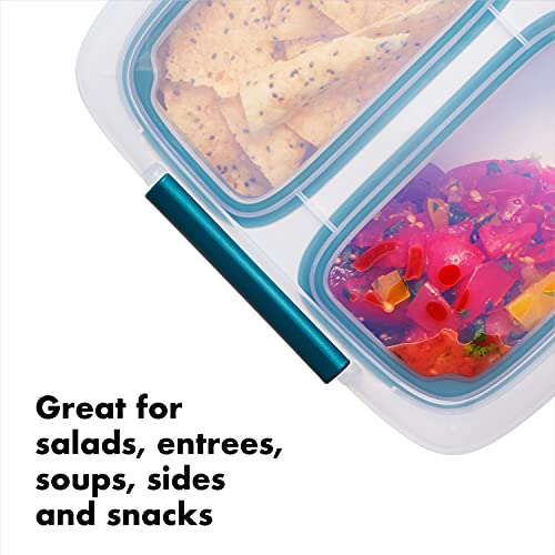 OXO Good Grips Prep & Go 20 Piece Set | Leakproof Food Storage | Ideal for leftovers, meal prep and work lunches | BPA Free | Microwave Safe | Dishwasher Safe | Freezer Safe | Odor and Stain Resistant