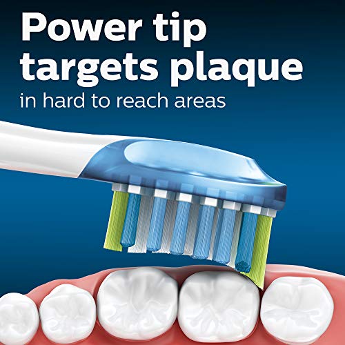 Philips Sonicare Genuine C3 Premium Plaque Control Toothbrush Heads, 4 Brush Heads, White, HX9044/65