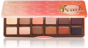 too faced sweet peach eye shadow collection palette