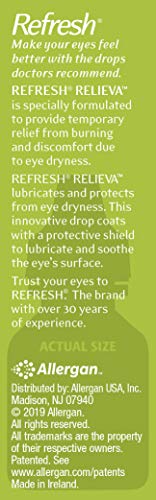 Refresh Relieva Lubricant Eye Drops, 0.33 Fl Oz Sterile, Packaging may Vary