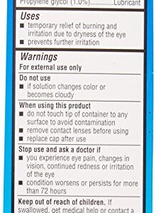 Eye Drops by Bausch & Lomb, for Dry Eyes & Redness Relief, 30 mL