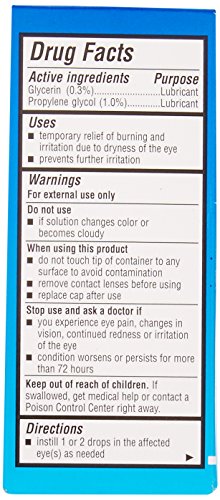 Eye Drops by Bausch & Lomb, for Dry Eyes & Redness Relief, 30 mL