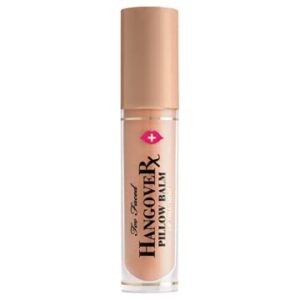 too faced hangover pillow balm ultra-hydrating lip treatment – cocoa kiss