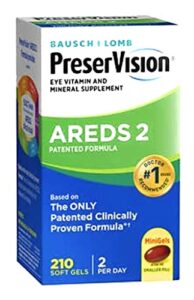 adema bausch + lomb preser-vision areds 2 formula supplement (210ct), lutein nutritional supplements,carotenoids nutritional supplements by brand preser-vision