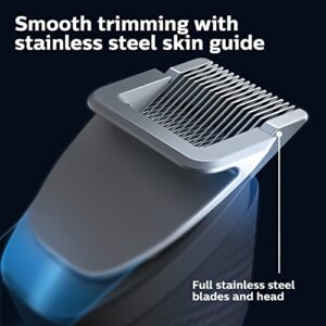 Norelco Philips Series 9000, Ultimate Precision Beard and Hair Trimmer with Beard Sense Technology for an Even Trim, BT9810/40