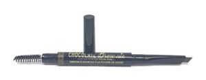 too faced chocolate brow-nie cocoa powder brow pencil in soft brown 0.35 g