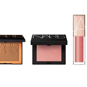 Nars Orgasm Oil Infused Lip Tint, Orgasm Blush, Laguna Bronzer 0.08oz Mini Travel Sizes