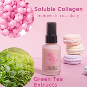 TOUCH IN SOL No Pore Blem Primer 1.01 fl.oz - Pore Minimizing, Sebum and Shine Control - Pore Filler Blurring Primer Before Makeup – Hydrates & Smooths Skin – With Collagen and Green Tea Extracts