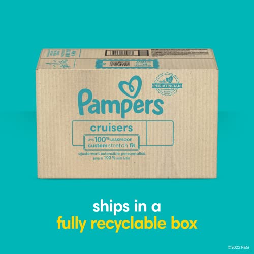 Diapers Size 7, 88 Count - Pampers Cruisers Disposable Baby Diapers, (Packaging May Vary)