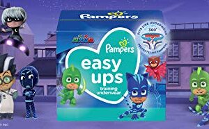 Pampers Easy Ups Training Underwear Boys, 3T-4T Size 5 Diapers, 124 Count (Packaging & Prints May Vary)