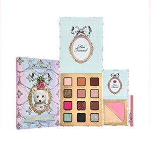 Too Faced Enchanted Beauty Unbearable Glam Holiday Limited Edition Makeup Collection - better than sex mascara mini, 12 eyeshadow shades, highlighter, blush