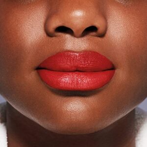 Shiseido VisionAiry Gel Lipstick, Lantern Red 220 - Long-Lasting, Full Coverage Formula - Triple Gel Technology for High-Impact, Weightless Color