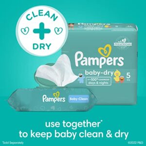 Baby Wipes, Pampers Baby Fresh Scented Baby Diaper Wipes 10X Pop-Top Packs, 800 Total Wipes (Packaging May Vary)