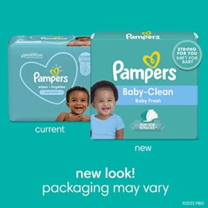 Baby Wipes, Pampers Baby Fresh Scented Baby Diaper Wipes 10X Pop-Top Packs, 800 Total Wipes (Packaging May Vary)