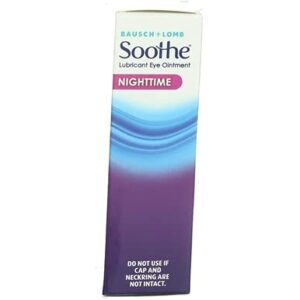 Bausch & Lomb Soothe Lubricant Eye Ointment Night Time 3.50 g (Pack of 3)