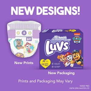 Luvs Pro Level Leak Protection Diapers Size 4 198 Count Economy Pack, Packaging May Vary