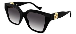 gucci gg1023s black/grey shaded 54/17/140 women sunglasses