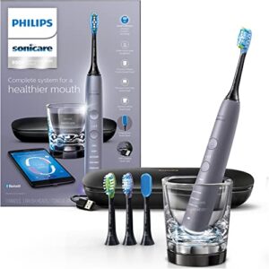philips sonicare diamondclean smart 9500 rechargeable electric power toothbrush, grey, hx9924/41